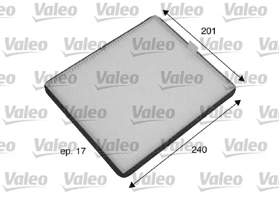 Filtr, vzduch v interiéru VALEO 698773