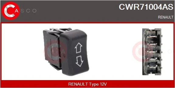 Spínač, zvedací zařízení oken CASCO CWR71004AS Spínač, zvedací zařízení oken CASCO CWR71004AS
