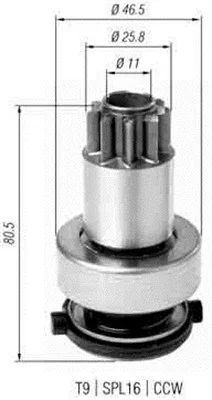Pastorek, startér MAGNETI MARELLI 940113020385 Pastorek, startér MAGNETI MARELLI 940113020385