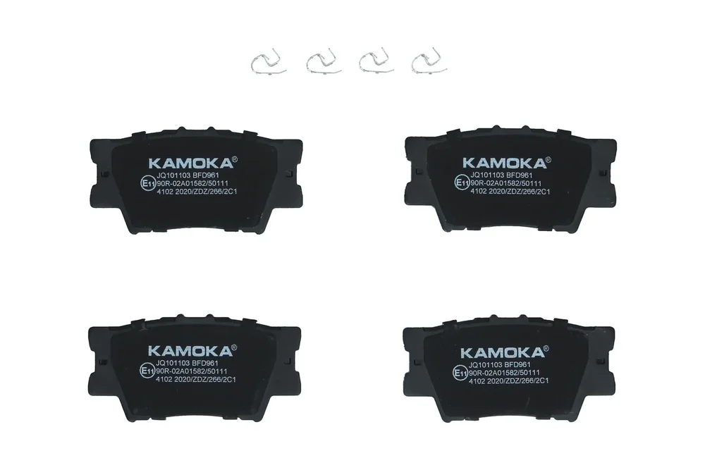 Sada brzdových destiček, kotoučová brzda KAMOKA JQ101103