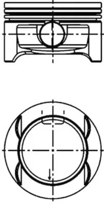 Píst KOLBENSCHMIDT 40386600 Píst KOLBENSCHMIDT 40386600