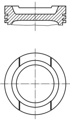 Píst MAHLE 0332001