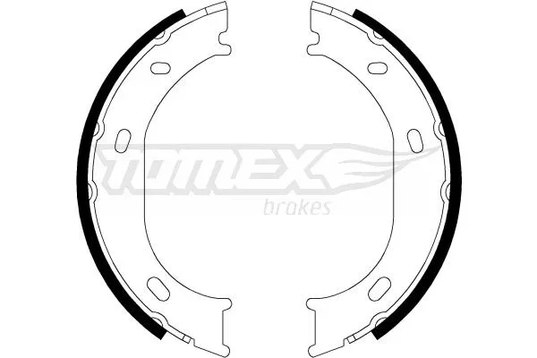 Sada brzdových čelistí Tomex Brakes TX21-17