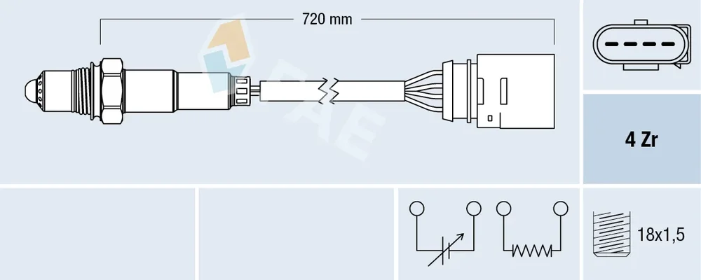 Lambda sonda FAE 77139