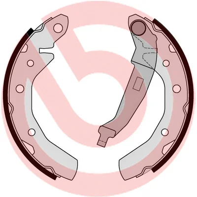 Sada brzdových čelistí BREMBO S10517