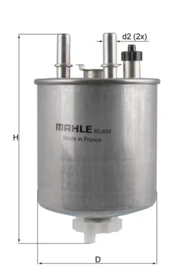 Palivový filtr MAHLE KL834