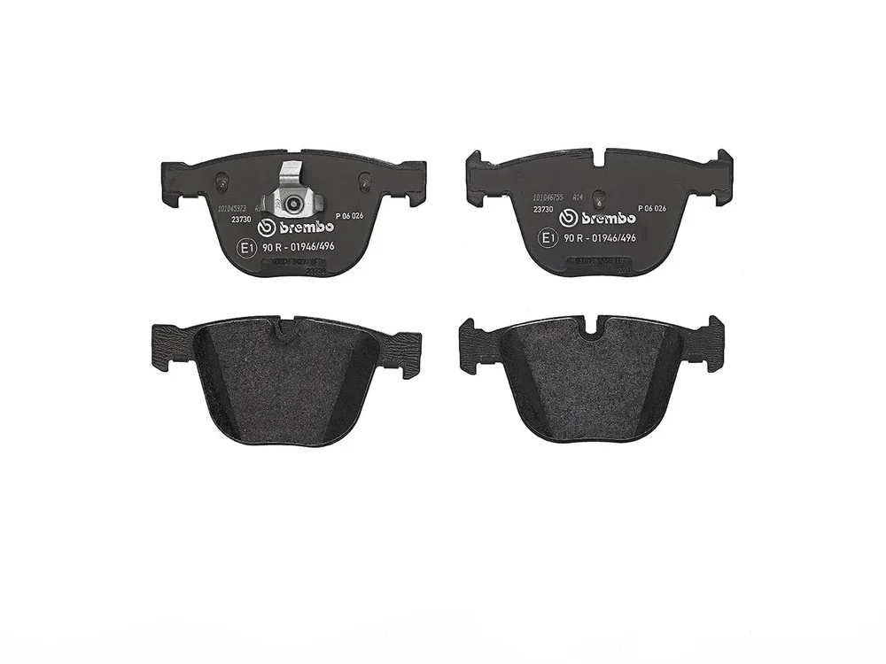 Sada brzdových destiček, kotoučová brzda BREMBO P06026