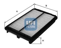 Vzduchový filtr UFI 30.348.00 Vzduchový filtr UFI 30.348.00