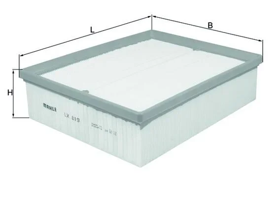 Vzduchový filtr MAHLE LX819