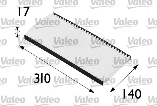 Filtr, vzduch v interiéru VALEO 698198