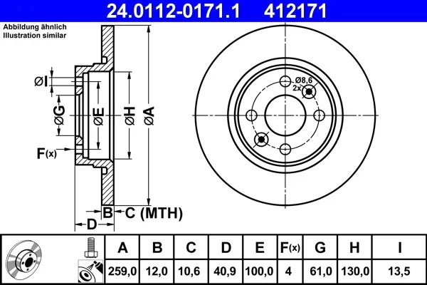 Brzdové kotouče Starline PB1663 Brzdové kotouče Starline PB1663
