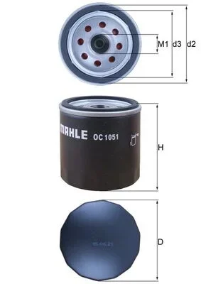 Olejový filtr KNECHT OC1051