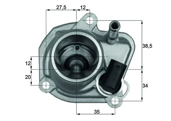 Termostat, chladivo MAHLE TI2987