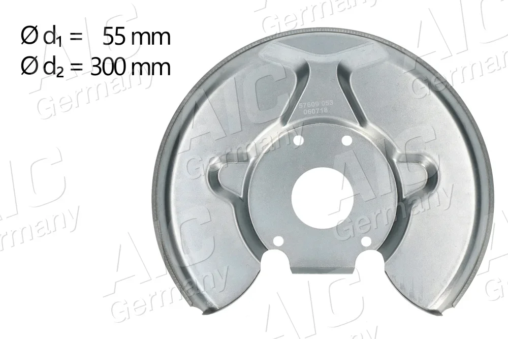 Ochranný plech proti rozstřikování, brzdový kotouč AIC 57609