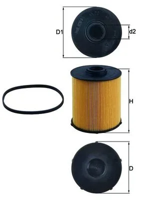 Palivový filtr KNECHT KX70D
