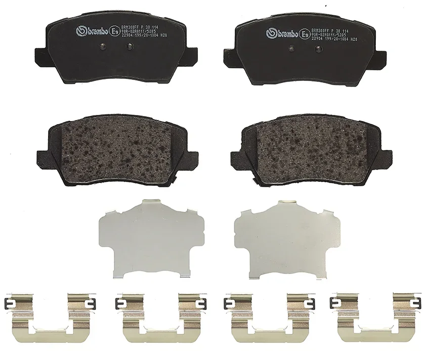 Sada brzdových destiček, kotoučová brzda BREMBO P30114