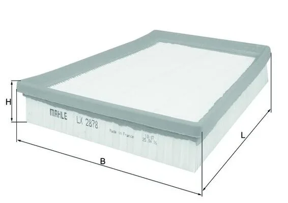 Vzduchový filtr KNECHT LX2878 – OE 3W0129320