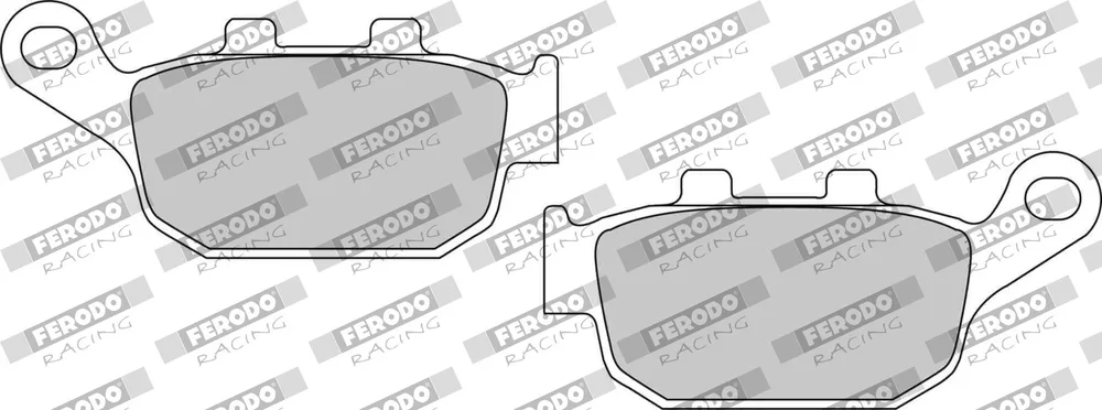 Sada brzdových destiček, kotoučová brzda FERODO RACING FDB2258ST