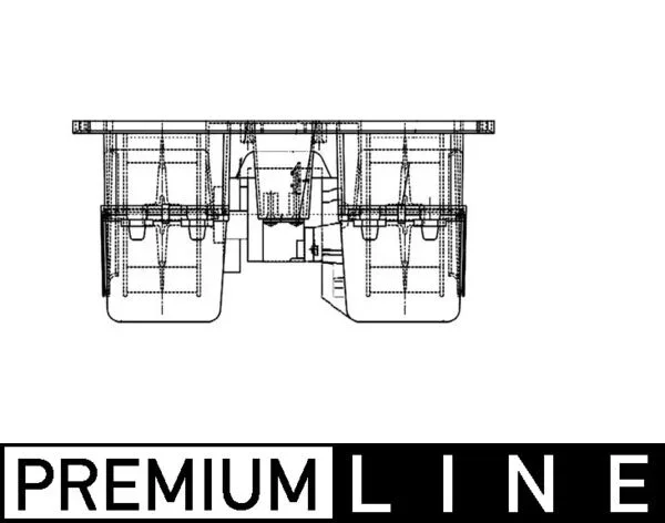 vnitřní ventilátor MAHLE AB31000P