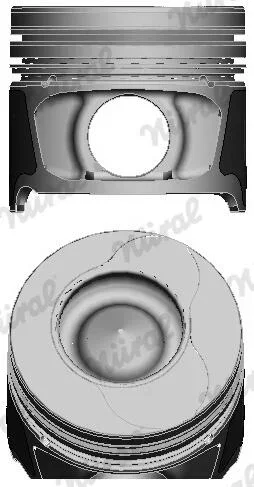 Píst NÜRAL 87-123400-20