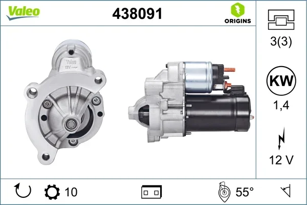 Startér VALEO 438091