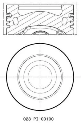 Píst MAHLE 028PI00100000