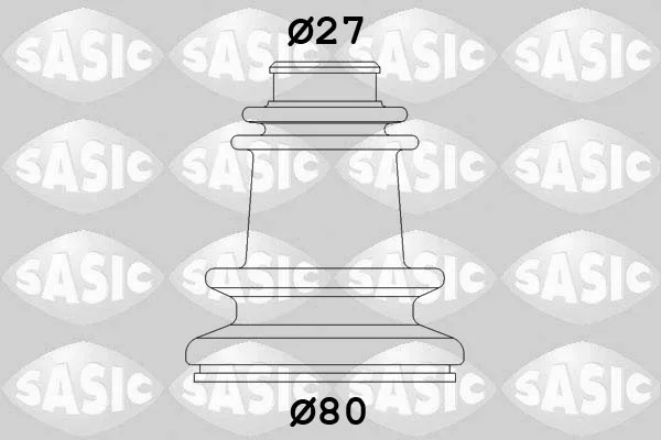 Sada měchů, hnací hřídel SASIC 4003409 – OE 7701462101