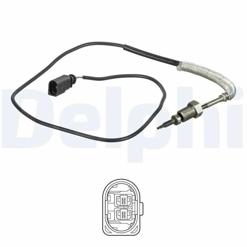 Čidlo, teplota výfukových plynů DELPHI TS30158 – OE 03G906088AK Čidlo, teplota výfukových plynů DELPHI TS30158 – OE 03G906088AK