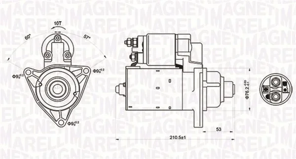 Startér MAGNETI MARELLI 063721176010
