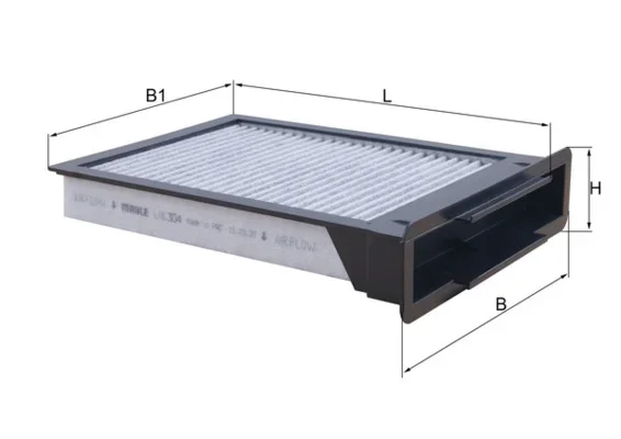Filtr, vzduch v interiéru MAHLE LAK304 – OE 88508-YZZ01