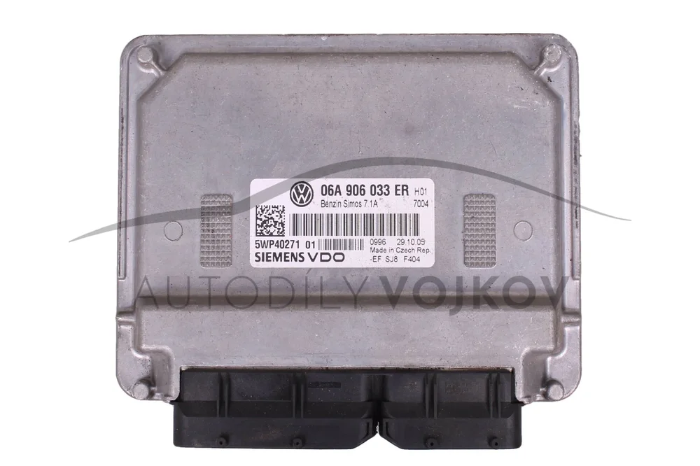Řídící jednotka motoru 06A906033ER v:108346 Řídící jednotka motoru 06A906033ER v:108346