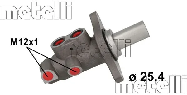 Hlavní brzdový válec METELLI 05-1160 – OE 7701208715
