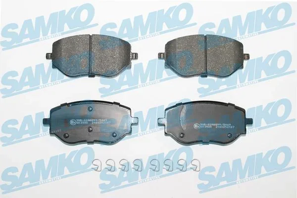 Sada brzdových destiček, kotoučová brzda SAMKO 5SP2187