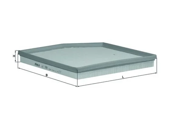 Vzduchový filtr MAHLE LX1791