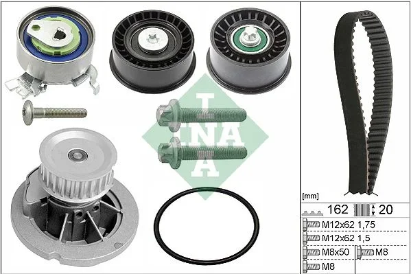IN 530044130 Sada rozvodového řemene s vodní pumpou - KIT INA 75954