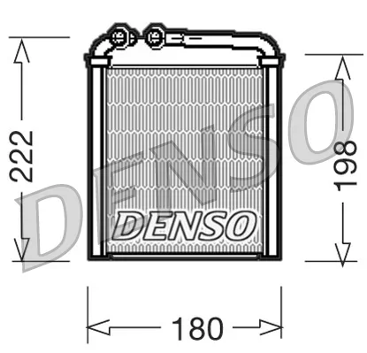 Vymenik tepla, Vnitrni vytapeni DENSO DRR32005 Vymenik tepla, Vnitrni vytapeni DENSO DRR32005
