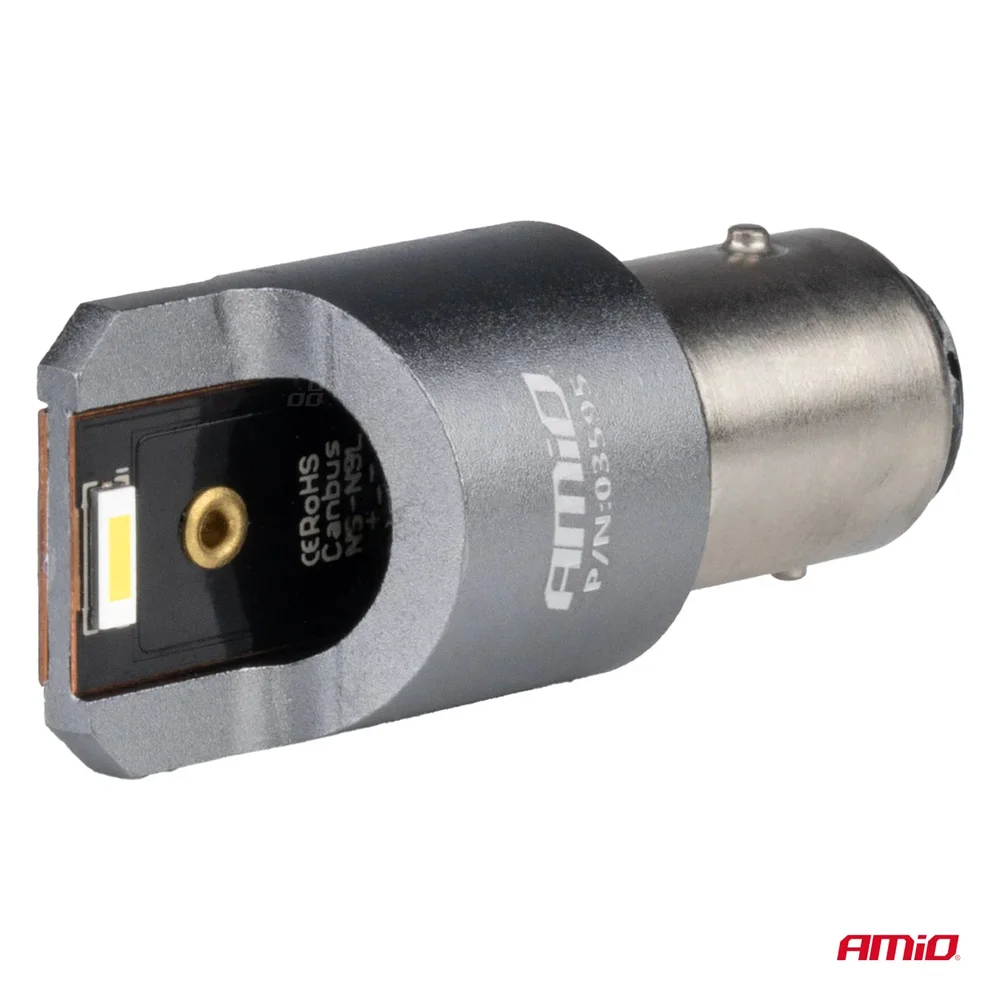 LED žárovky FULL CANBUS PRO BAY15D P21/5W 2x1860SMD bílé 12V 24V AMIO-03595 - Obrázek 3