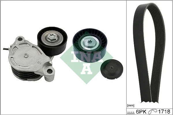 Sada žebrovaných klínových řemenů Schaeffler INA 529051610