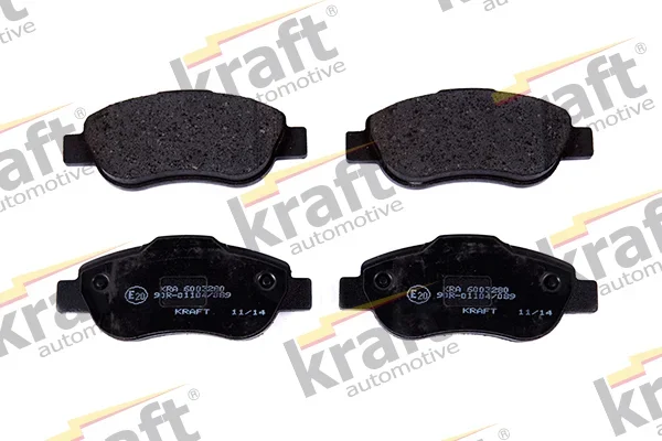 Sada brzdových destiček, kotoučová brzda KRAFT AUTOMOTIVE 6003280