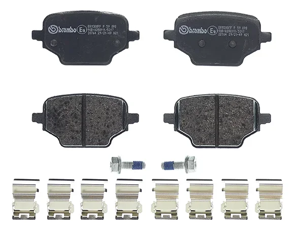 Sada brzdových destiček, kotoučová brzda BREMBO P59098