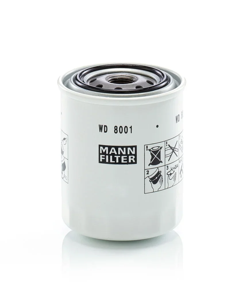 Filtr, pracovní hydraulika MANN-FILTER WD8001 Filtr, pracovní hydraulika MANN-FILTER WD8001