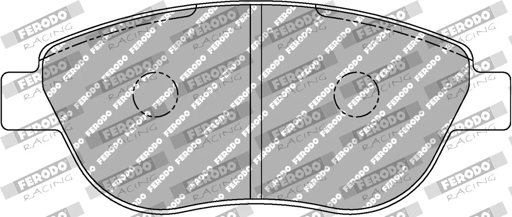 Sada brzdových destiček, kotoučová brzda FERODO RACING FCP1467R