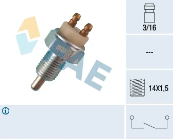 Spínač, světlo zpátečky FAE 40290 Spínač, světlo zpátečky FAE 40290