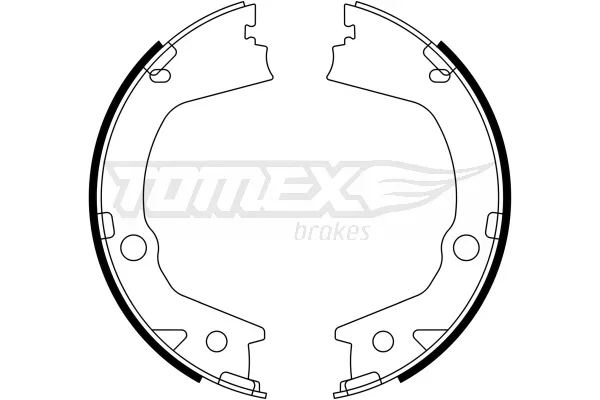 Sada brzdových čelistí Tomex Brakes TX23-16 – OE 4833A34000