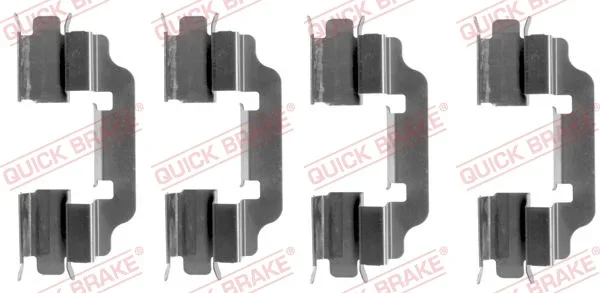 Sada prislusenstvi, oblozeni kotoucove brzdy QUICK BRAKE 109-1601