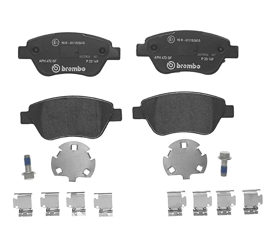 Sada brzdových destiček, kotoučová brzda BREMBO P23169