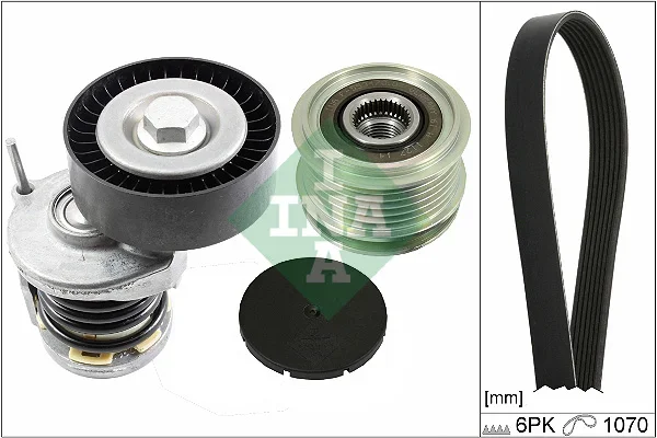 Sada zebrovanych klinovych remenu , Náhrada 529009810 Schaeffler INA 529047520