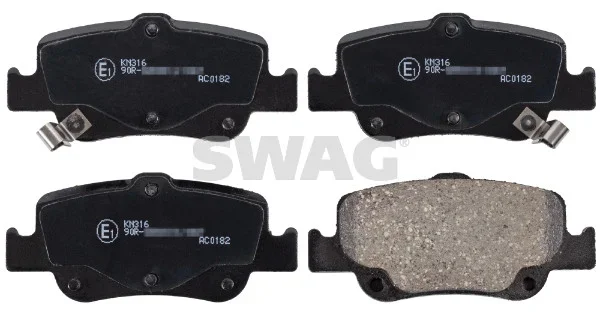 Sada brzdových destiček, kotoučová brzda SWAG 33107531