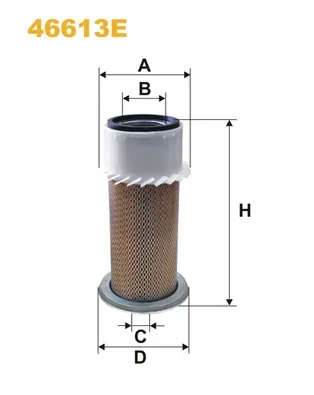Vzduchový filtr WIX FILTERS 46613E