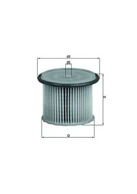Palivový filtr MAHLE KX63/1